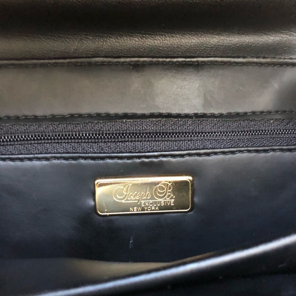 Joseph B Exclusive New York Purple Satchel Bag - Picture 7 of 8